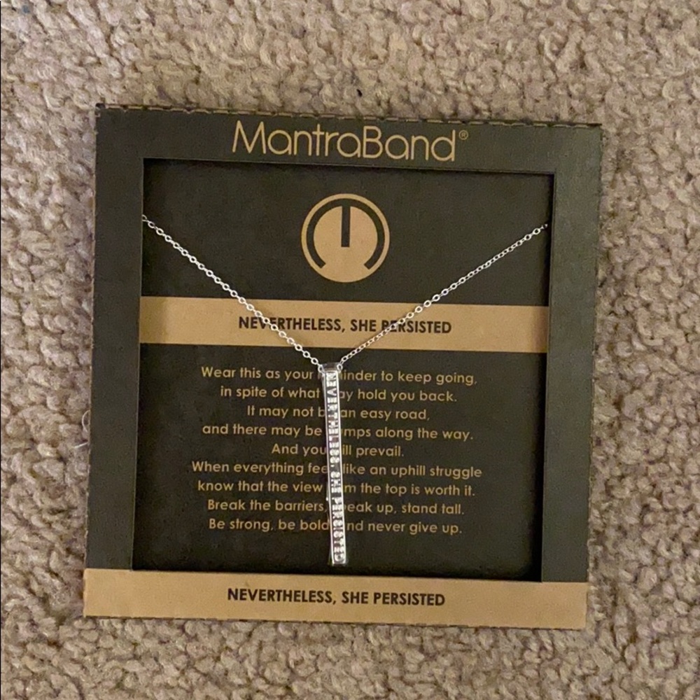 MantraBand “Nevertheless, She Persisted” necklace